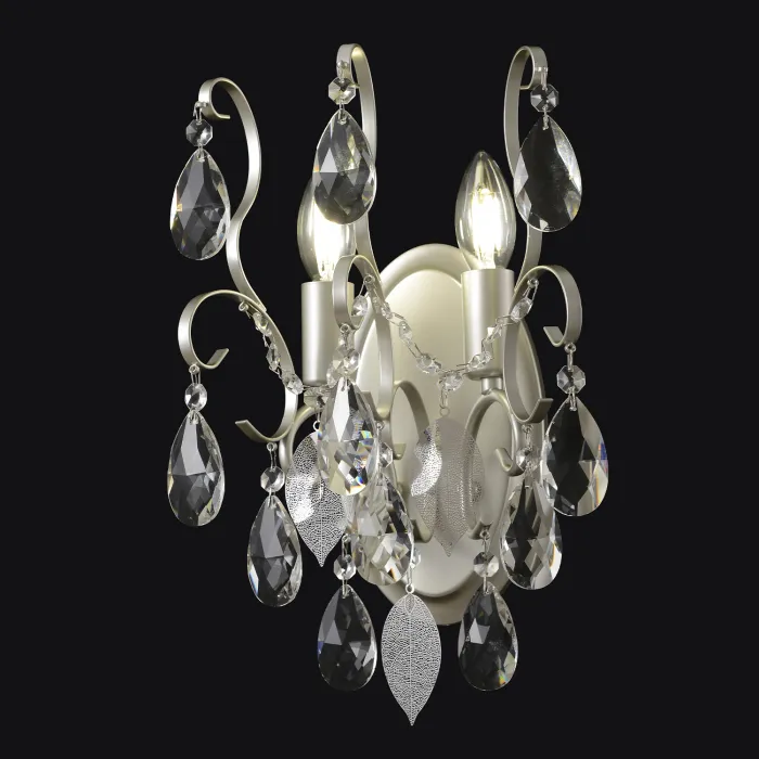 Бра Crystal Lux ESMIRALDA AP2 SILVER 0524/402 от ImperiumLoft