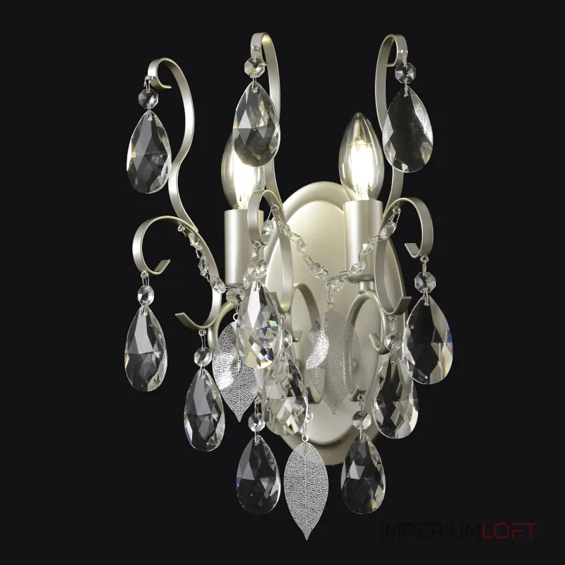Бра Crystal Lux ESMIRALDA AP2 SILVER 0524/402 Бра Crystal Lux ESMIRALDA AP2 SILVER 0524/402