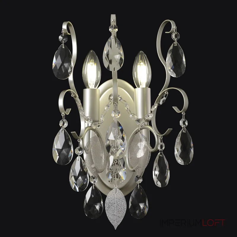 Бра Crystal Lux ESMIRALDA AP2 SILVER 0524/402 Бра Crystal Lux ESMIRALDA AP2 SILVER 0524/402