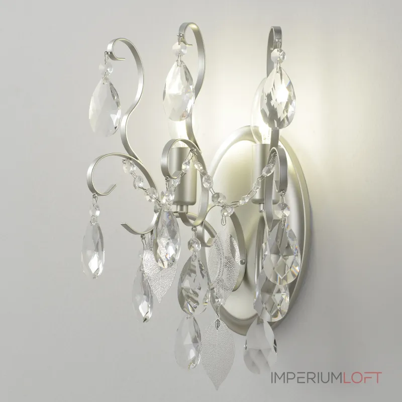 Бра Crystal Lux ESMIRALDA AP2 SILVER 0524/402 Бра Crystal Lux ESMIRALDA AP2 SILVER 0524/402