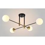 Светильник потолочный Crystal Lux FIDEL PL4 BLACK от ImperiumLoft