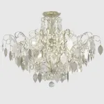 Светильник потолочный Crystal Lux ESMIRALDA PL9 SILVER 0524/109 от ImperiumLoft