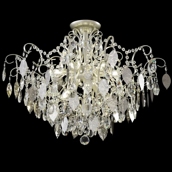 Светильник потолочный Crystal Lux ESMIRALDA PL9 SILVER 0524/109 от ImperiumLoft