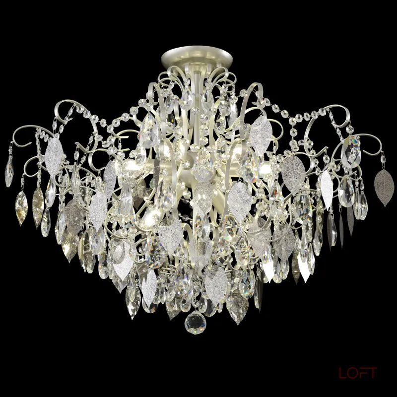 Светильник потолочный Crystal Lux ESMIRALDA PL9 SILVER 0524/109 от ImperiumLoft Светильник потолочный Crystal Lux ESMIRALDA PL9 SILVER 0524/109 от ImperiumLoft