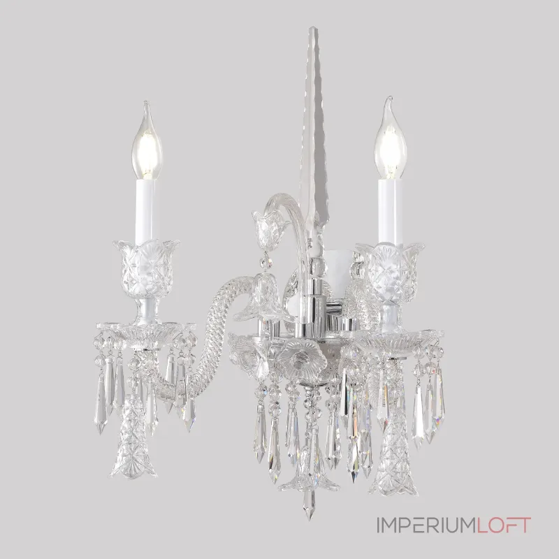 Бра Crystal Lux VERSAILLES AP2 CHROME