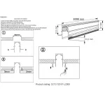 Шинопровод магнитный встраиваемый Crystal Lux CLT 0.123 01 L2000 WH