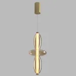 Подвесной светильник Crystal Lux QUASAR SP14W LED AMBER 3790/214
