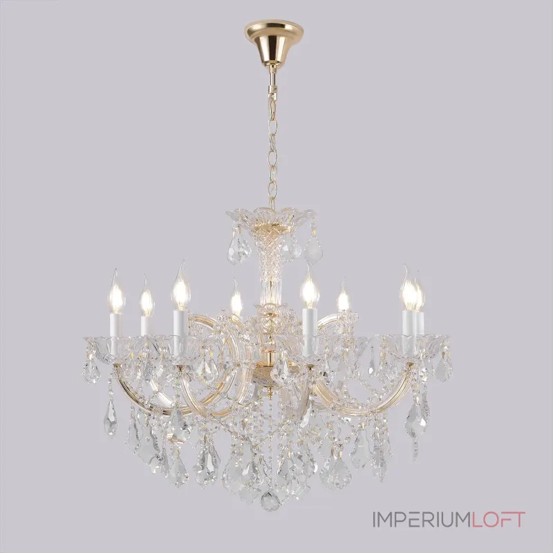 Подвесная люстра Crystal Lux CRISTELLE SP8 GOLD