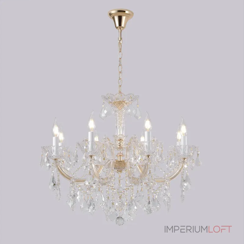 Подвесная люстра Crystal Lux CRISTELLE SP8 GOLD
