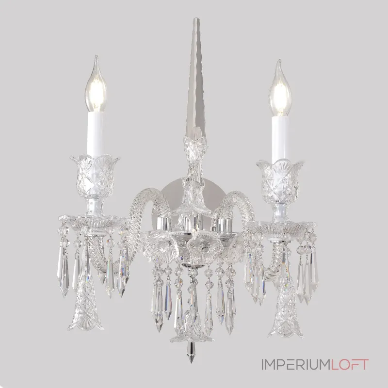 Бра Crystal Lux VERSAILLES AP2 CHROME