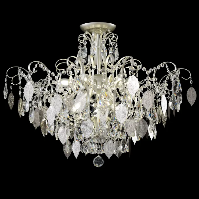 Светильник потолочный Crystal Lux ESMIRALDA PL9 SILVER 0524/109 от ImperiumLoft