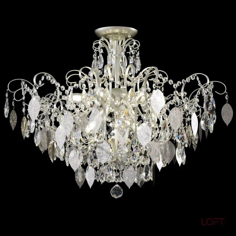 Светильник потолочный Crystal Lux ESMIRALDA PL9 SILVER 0524/109 от ImperiumLoft Светильник потолочный Crystal Lux ESMIRALDA PL9 SILVER 0524/109 от ImperiumLoft