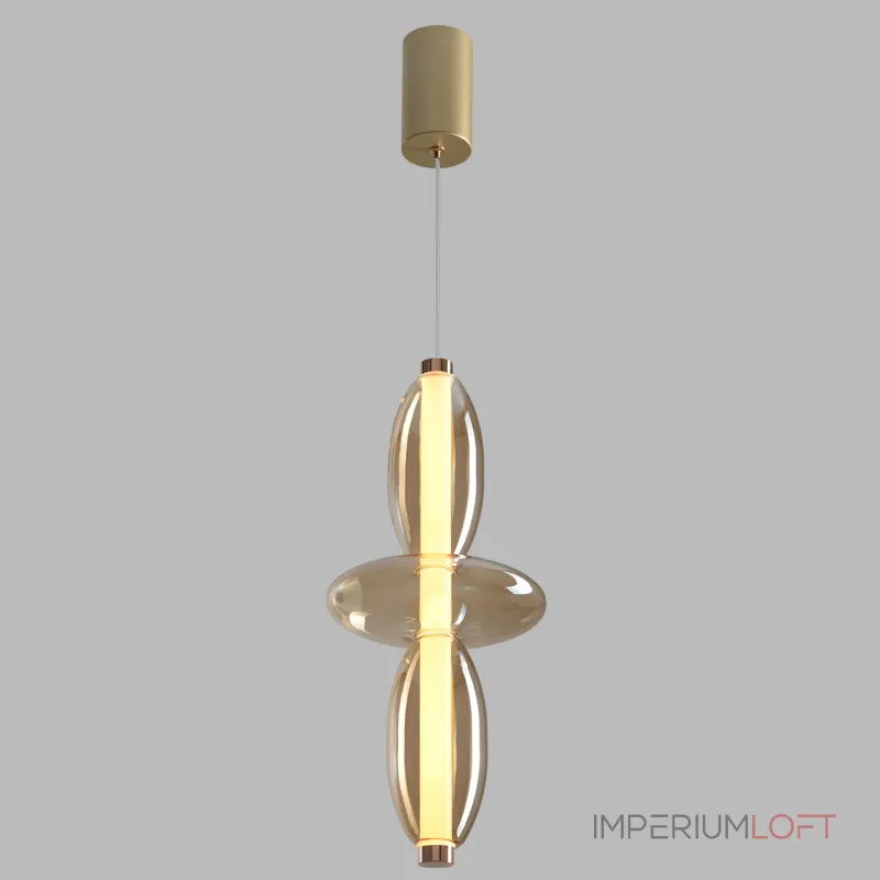 Подвесной светильник Crystal Lux QUASAR SP14W LED AMBER 3790/214