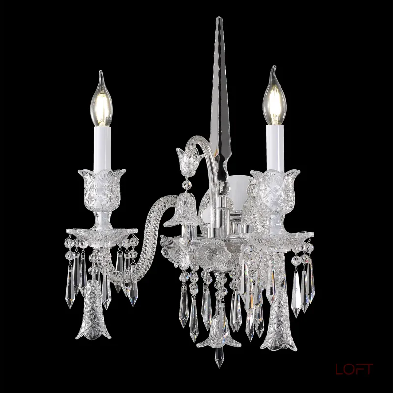 Бра Crystal Lux VERSAILLES AP2 CHROME