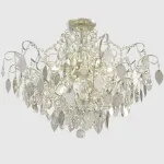 Светильник потолочный Crystal Lux ESMIRALDA PL9 SILVER 0524/109 от ImperiumLoft