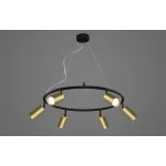 Подвесная люстра Crystal Lux CLT 015C6 D600 BL-GO