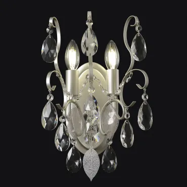 Бра Crystal Lux ESMIRALDA AP2 SILVER 0524/402