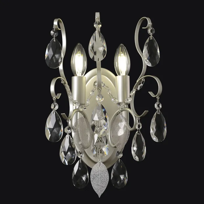 Бра Crystal Lux ESMIRALDA AP2 SILVER 0524/402 от ImperiumLoft