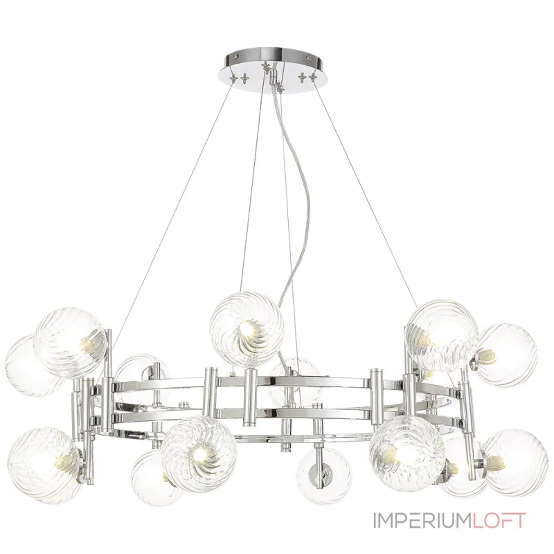 Подвесная люстра Crystal Lux LUXURY SP16 CHROME