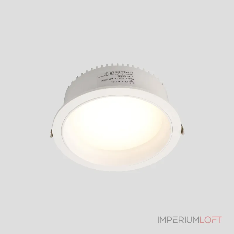 Светильник встраиваемый Crystal Lux CLT 529C135 WH 3000K Светильник встраиваемый Crystal Lux CLT 529C135 WH 3000K