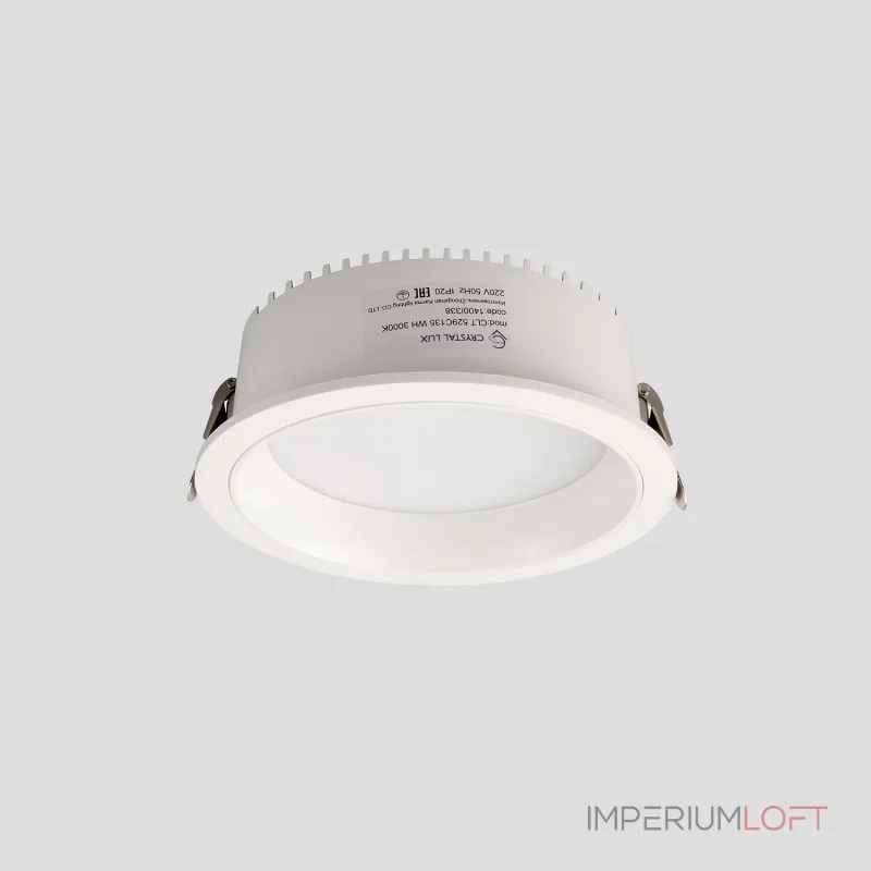 Светильник встраиваемый Crystal Lux CLT 529C135 WH 3000K Светильник встраиваемый Crystal Lux CLT 529C135 WH 3000K