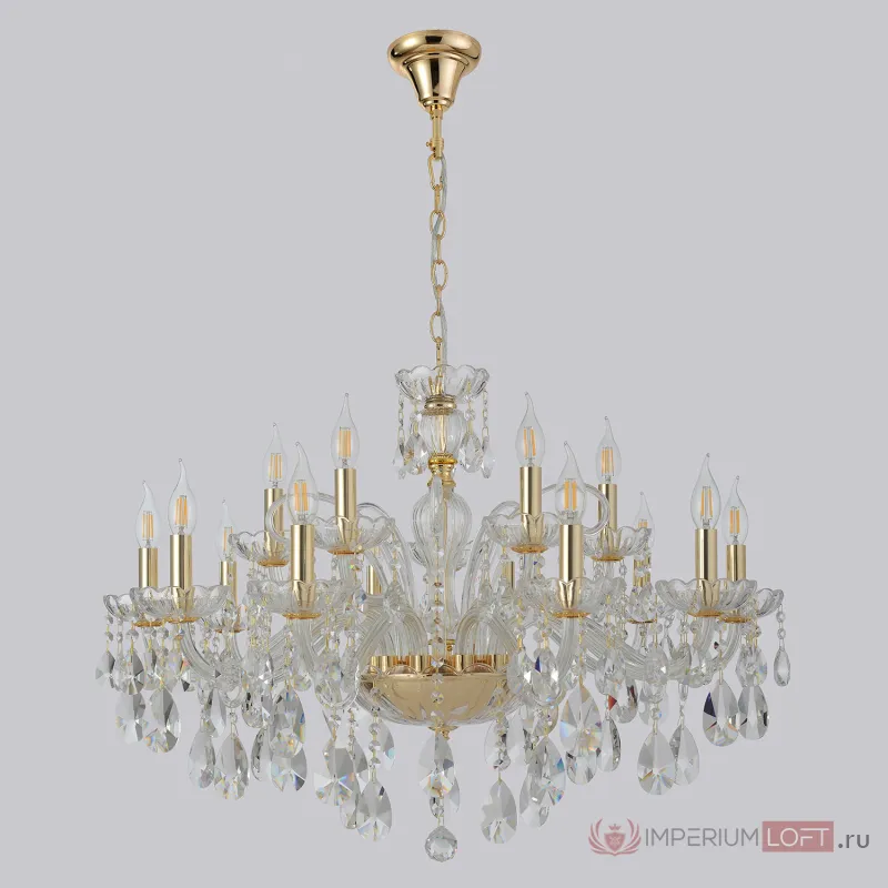 Люстра Crystal Lux MONICA SP10+5 GOLD