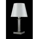 Настольная лампа Crystal Lux NICOLAS LG1 NICKEL/WHITE от ImperiumLoft