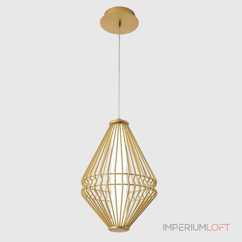 Подвесной светильник Crystal Lux CUADRA SP18W LED GOLD