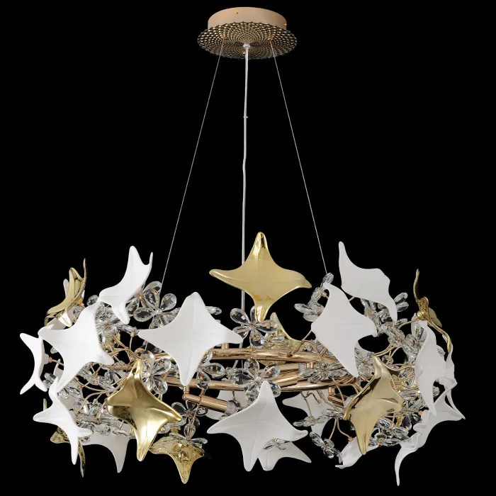 Люстра Crystal Lux LETISIA SP8 GOLD от ImperiumLoft