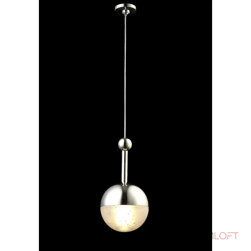 Подвесной светильник Crystal L ux TRUENA SP1 NICKEL Подвесной светильник Crystal L ux TRUENA SP1 NICKEL