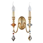 Бра Crystal Lux MERCEDES AP2 GOLD/COLOR от ImperiumLoft