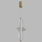 Подвесной светильник Crystal Lux QUASAR SP14W LED TRANSPARENT 3791/214