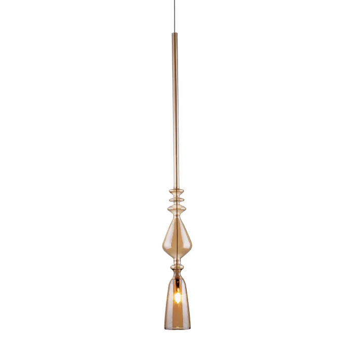 Светильник подвесной Crystal Lux LUX NEW SP1 B AMBER от ImperiumLoft