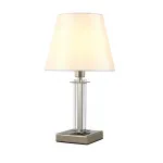Настольная лампа Crystal Lux NICOLAS LG1 NICKEL/WHITE от ImperiumLoft