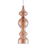 Подвесной светильник Crystal Lux IRIS SP1 A AMBER