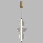 Подвесной светильник Crystal Lux QUASAR SP14W LED TRANSPARENT 3791/214