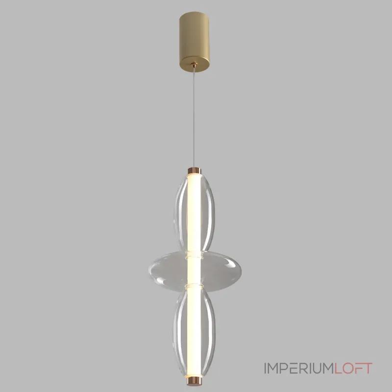Подвесной светильник Crystal Lux QUASAR SP14W LED TRANSPARENT 3791/214