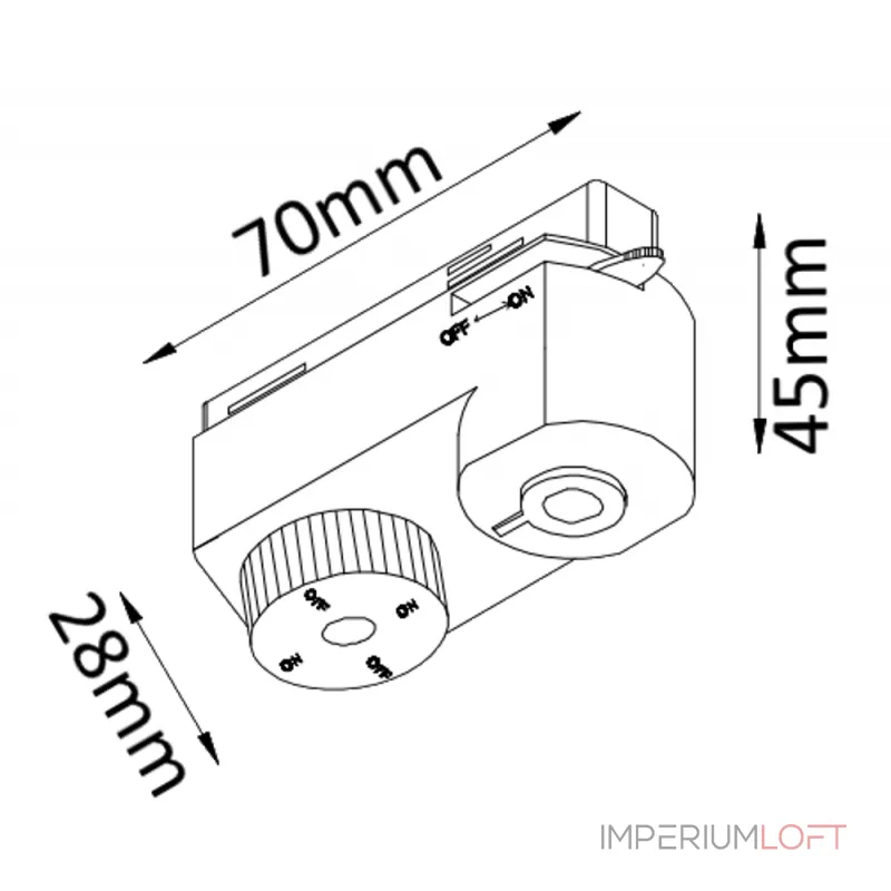 Адаптер для однофазного шинопровода Crystal Lux CLT 0.212 01 WH от ImperiumLoft Адаптер для однофазного шинопровода Crystal Lux CLT 0.212 01 WH от ImperiumLoft