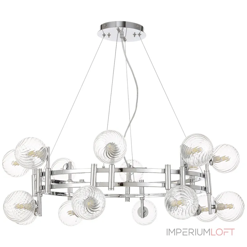 Подвесная люстра Crystal Lux LUXURY SP16 CHROME
