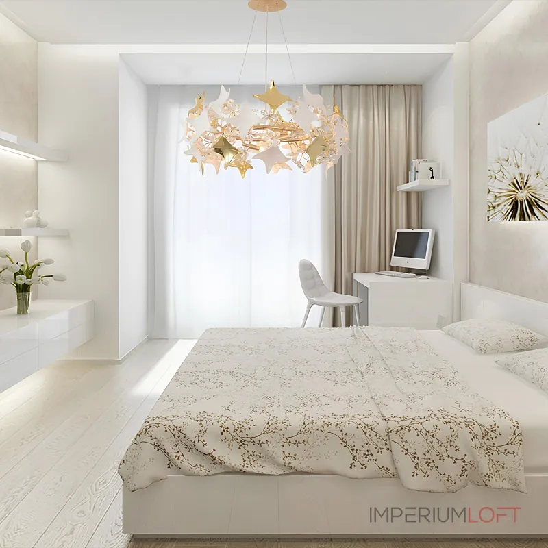 Подвесная люстра Crystal Lux LETISIA SP8 GOLD Подвесная люстра Crystal Lux LETISIA SP8 GOLD