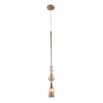 Светильник подвесной Crystal Lux LUX NEW SP1 B AMBER от ImperiumLoft