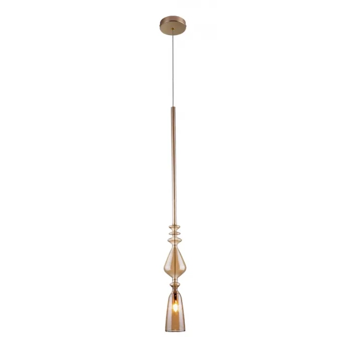 Светильник подвесной Crystal Lux LUX NEW SP1 B AMBER от ImperiumLoft