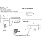 Бра Crystal Lux ELQI AP11W LED WH