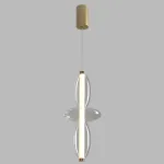 Подвесной светильник Crystal Lux QUASAR SP14W LED TRANSPARENT 3791/214