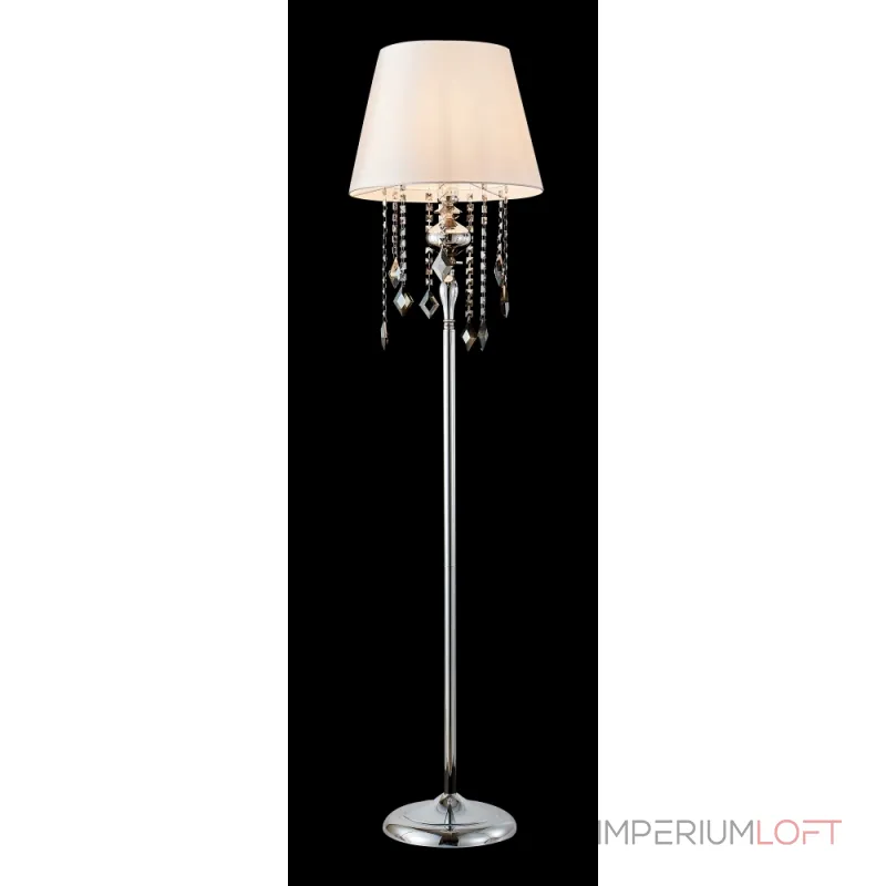 Торшер Crystal Lux MERCEDES PT1 CHROME/SMOKE от ImperiumLoft