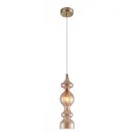 Подвесной светильник Crystal Lux IRIS SP1 A AMBER