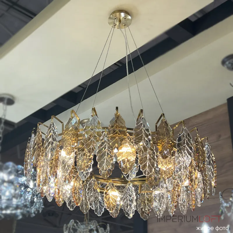 Подвесная люстра Crystal Lux TREVI SP8 BRASS Подвесная люстра Crystal Lux TREVI SP8 BRASS