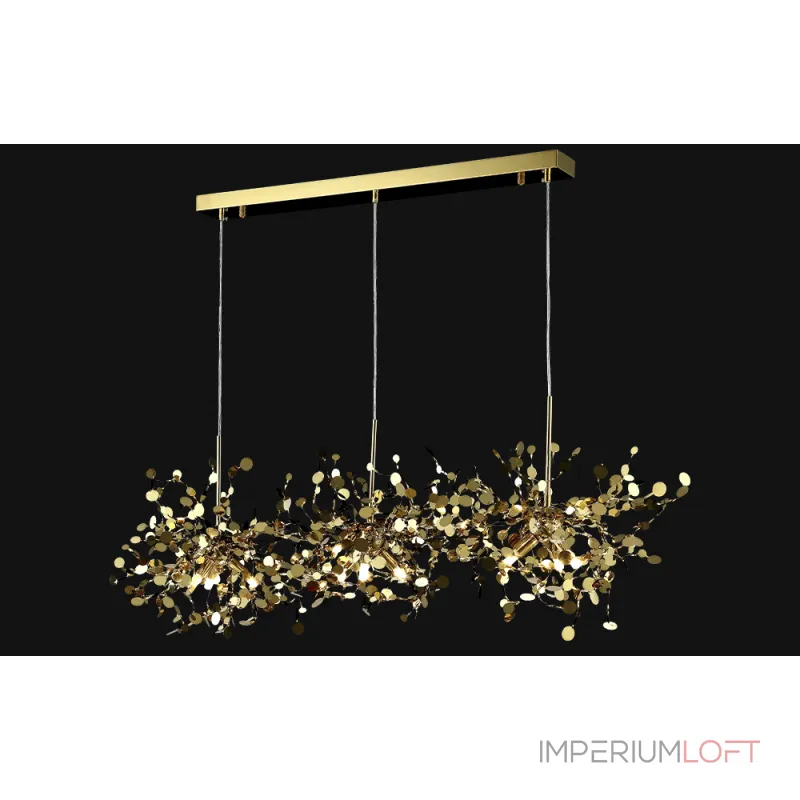 Подвесной светильник Crystal L ux GARDEN SP3х3 L1200 GOLD