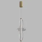 Подвесной светильник Crystal Lux QUASAR SP14W LED TRANSPARENT 3791/214