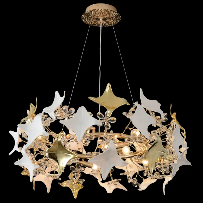 Люстра Crystal Lux LETISIA SP8 GOLD от ImperiumLoft